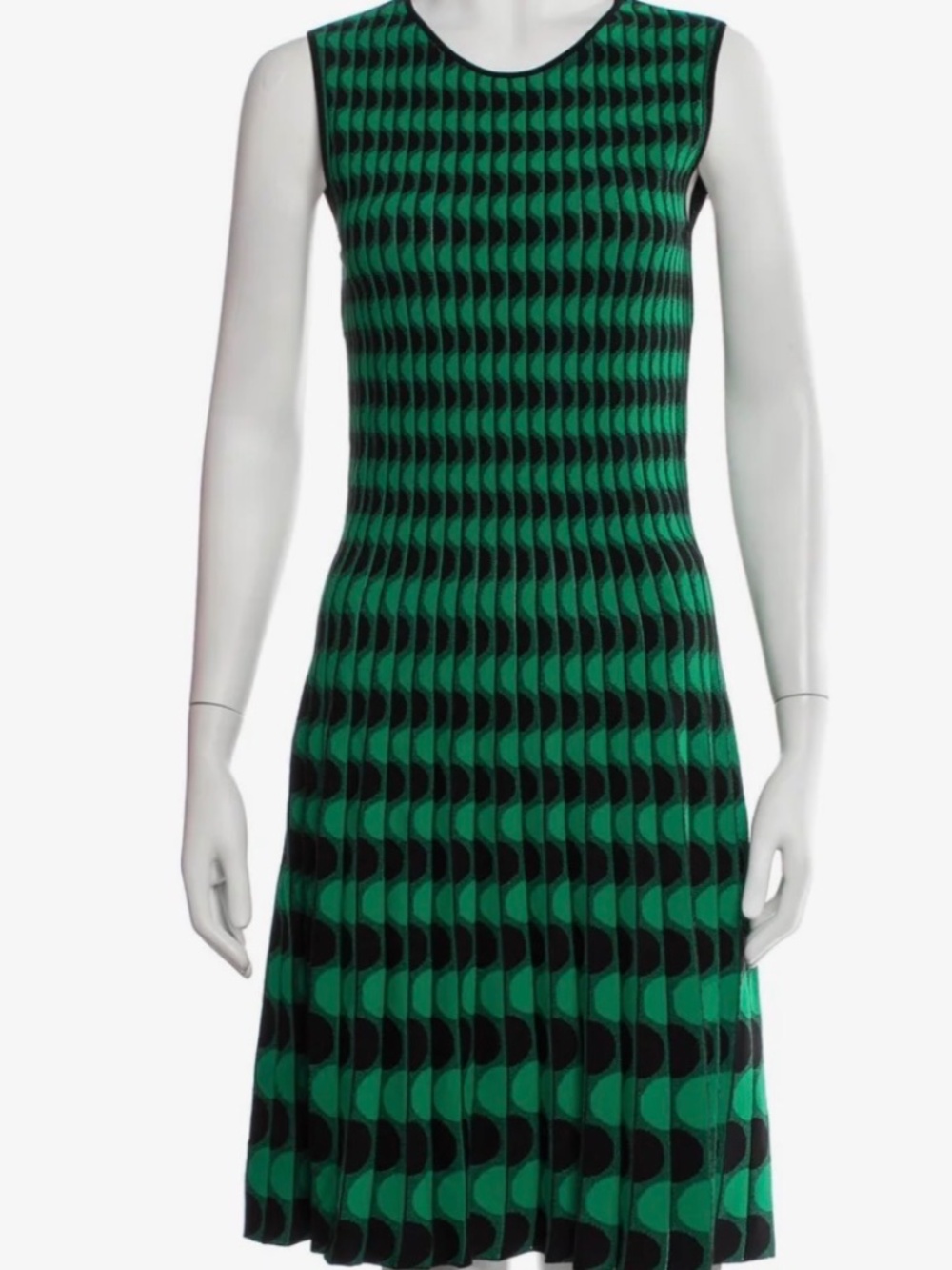 Akris Punto Graphic Print Knee-Length Dress